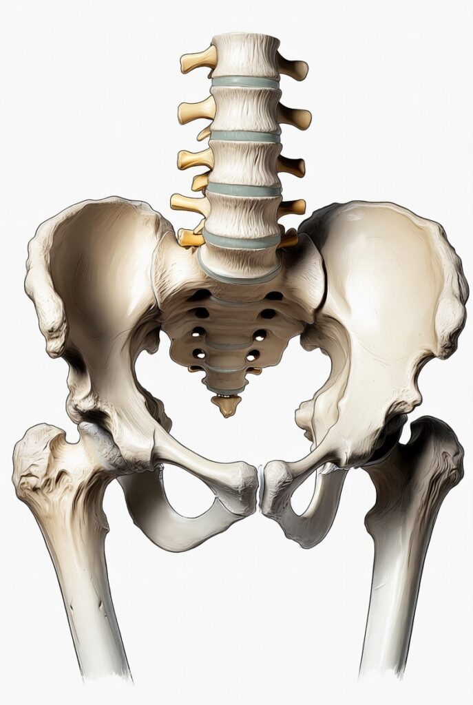digestion, ostéopathie, bassin osseux, anatomie du bassin, digestion 